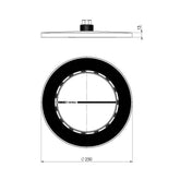 Phoenix NX IKO 250mm Shower Rose w/ Hydrosense